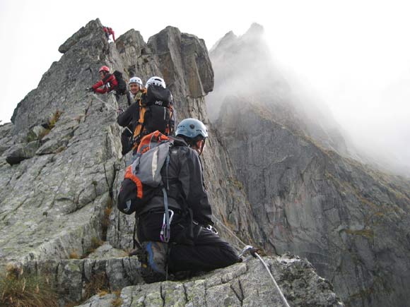 Corno di Grevo - Ferrata Arosio - Spigoli e placche