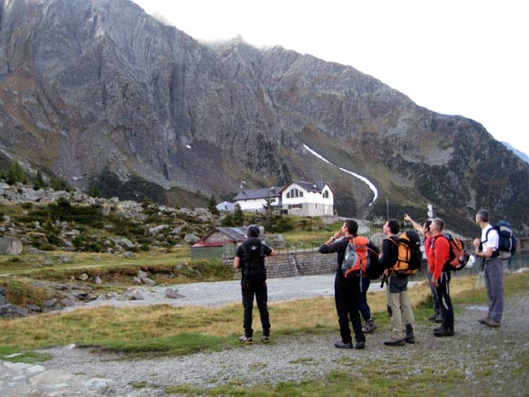 Corno di Grevo - Ferrata Arosio - Dal Rifugio Lissone si osserva il retro del Corno di Grevo