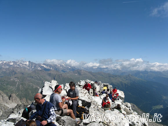 Corno di Lago Scuro - Sulla vetta