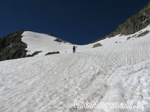 Corno di Lago Scuro - Salendo verso il Passo di Castellaccio