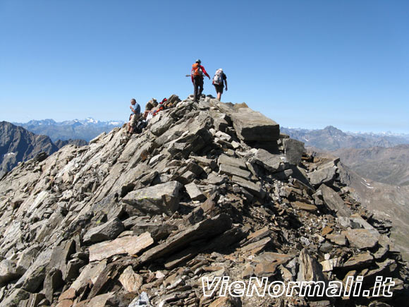 Corno Tre Signori - Arrivo sulla cima