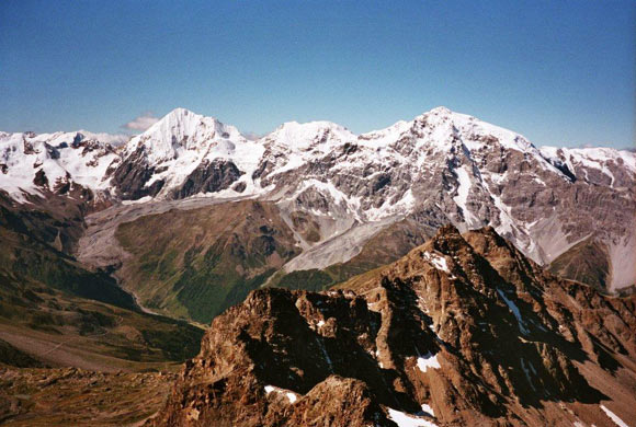 Croda di Cengles - Angelo Piccolo - Gran Zebr, Monte Zebr e Ortles, dalla vetta della Croda di Cengles