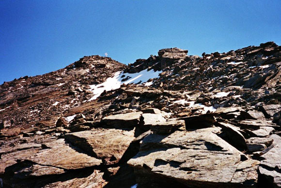 Croda di Cengles - In discesa