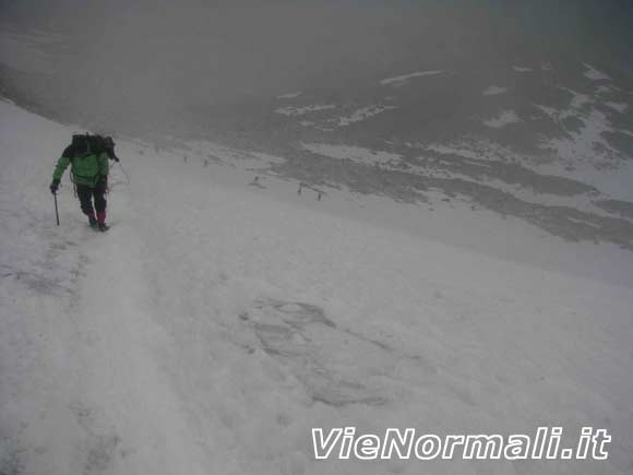 Gran Paradiso - Poco prima della crepaccia terminale