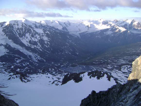 Gran Zebrà - Vista delle 13 cime dalla spalla del Gran Zebr