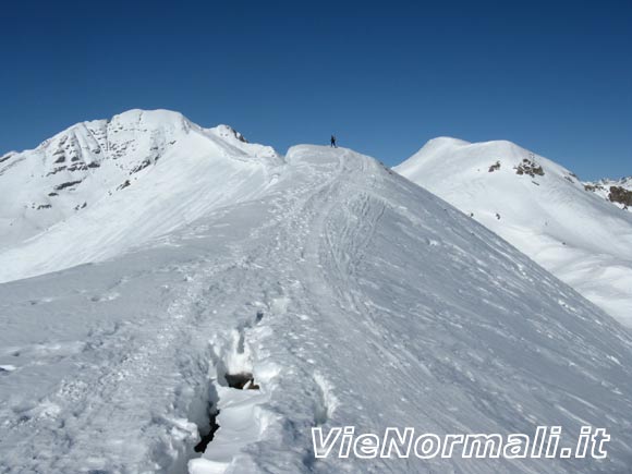 Cima di Grem - Inizio della cresta finale