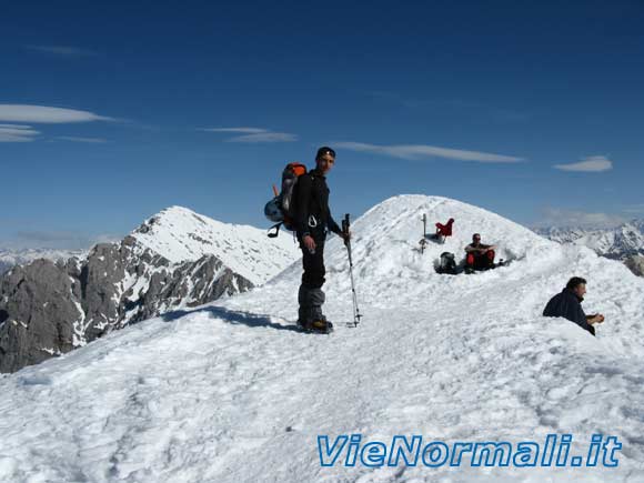 Grigna Meridionale - Canalone Caimi - Sulla cima