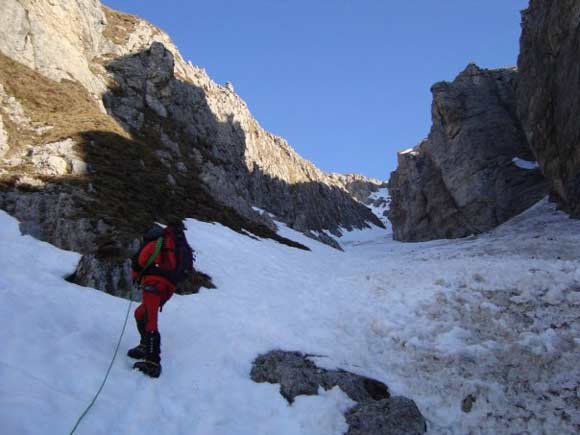 Grigna Meridionale - Parte bassa del canalone