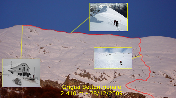 Grigna Settentrionale - La via invernale per la Grigna Settentrionale