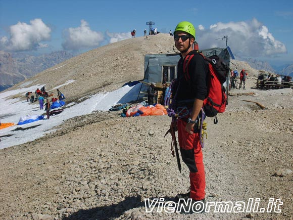 marmolada - Presso la Capanna Punta Penia