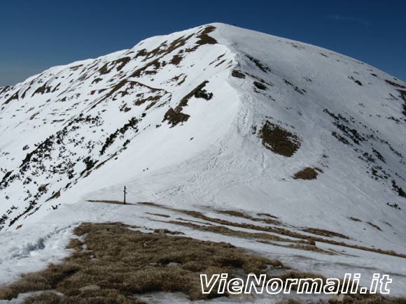 montebaldo - Inizio della cresta verso il Coal Santo