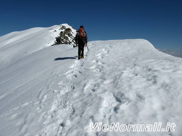 Monte Baldo - Coal Santo - Lungo la cresta verso il Coal Santo