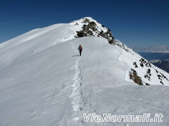 montebaldo - Lungo la cresta verso il Coal Santo