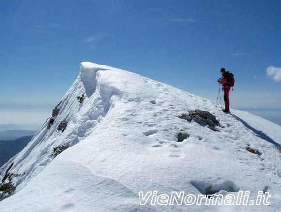 Monte Baldo - Coal Santo - Lungo la cresta verso il Coal Santo