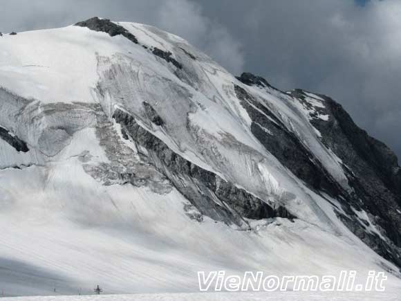 Monte Cristallo - La ghiacciata parete nord