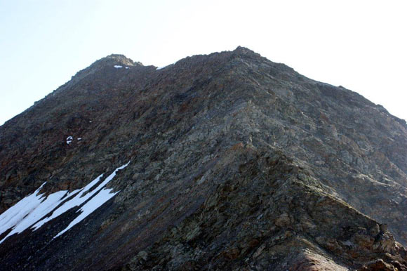 Monte Forcellina - Sulla cresta SW