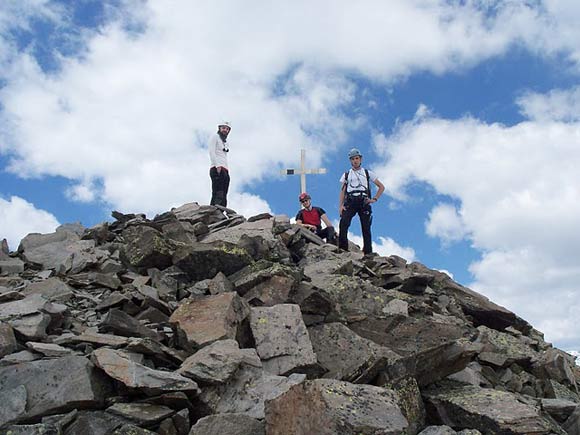 Monte Gavia - Sulla cima