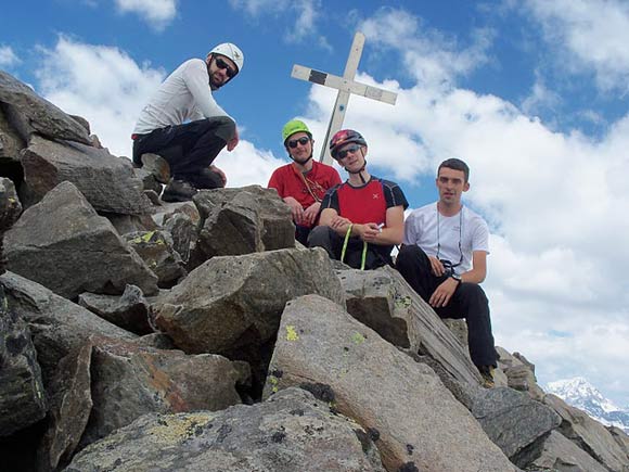 Monte Gavia - Sulla cima