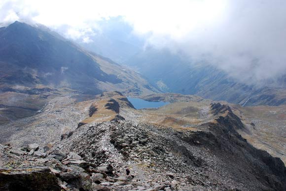 Monte Gavia - Il crestone di salita