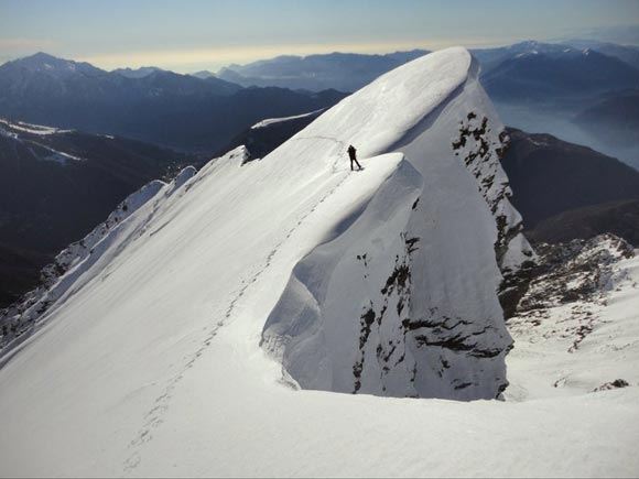 Monte Legnone - Presso l'ultima elevazione che precede la vetta