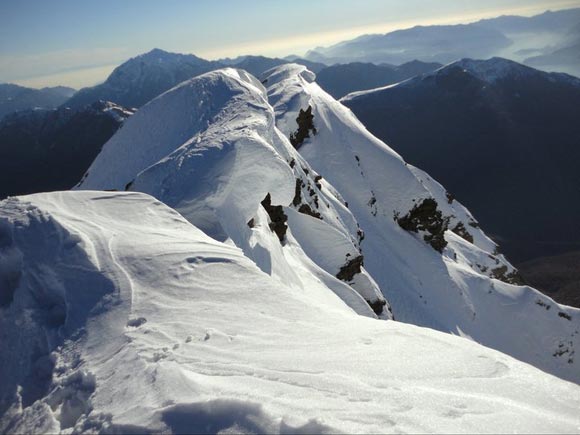 montelegnonecrestasud - Tratto di cresta al ritorno