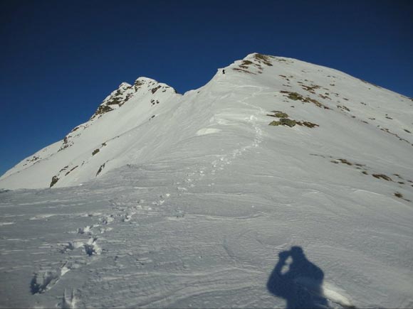 montelegnonecrestasud - Pendio all'inizio della cresta sud