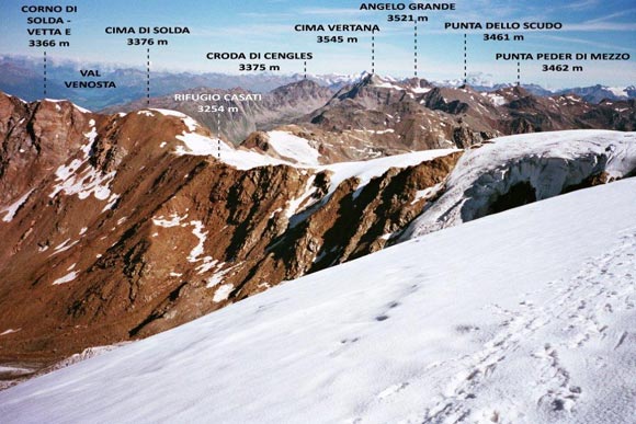 Monte Pasquale - Panorama verso NNE