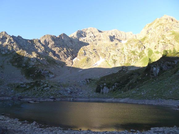 Monte Torena da nord - Il Lago Verde