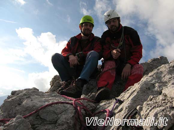 palaoltro - Roberto e Marco sulla cima