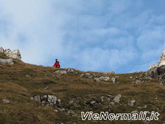 Pala Oltro - Presso la Forcella del Caldrolon