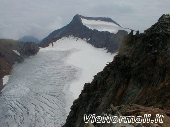 Pan di Zucchero - Vista sui ghiacciai dalla Cima del Prete