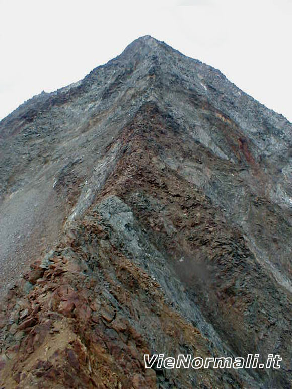 Pan di Zucchero - La cresta di salita alla Cima del Prete