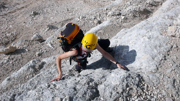 pelmo - Passi di facile arrampicata