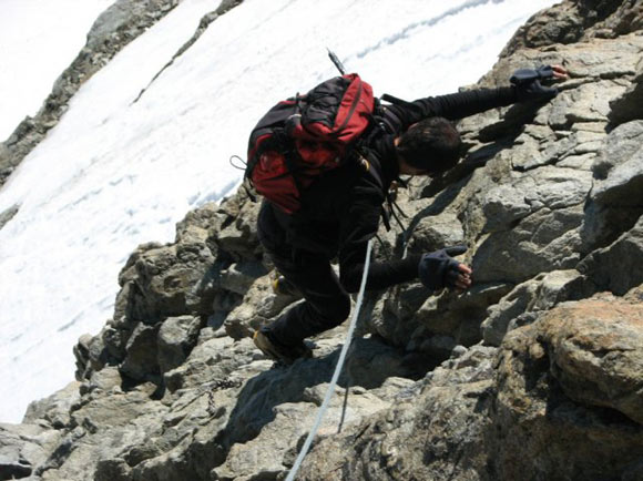 pizbernina - Arrampicando in discesa