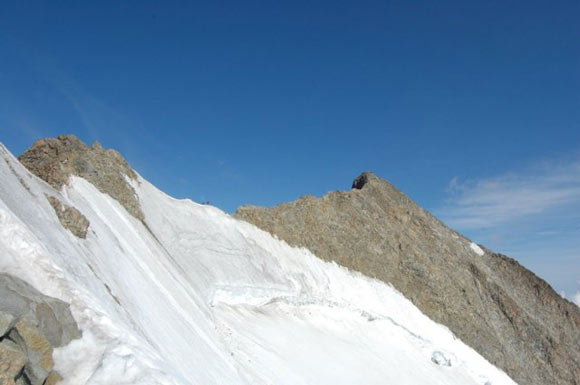 Pizzo Bernina - Discesa dalla cresta