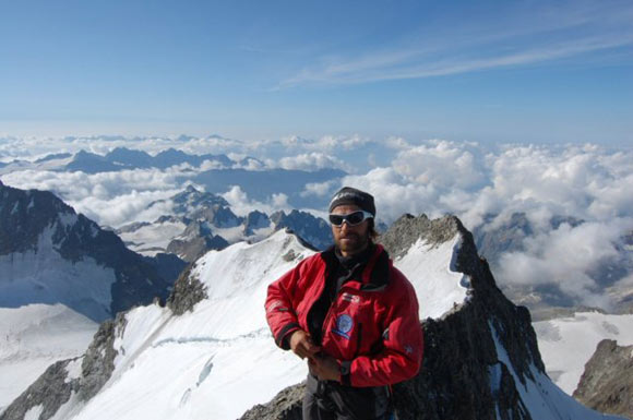 Pizzo Bernina - Roby in cima