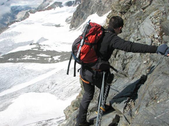 Pizzo Bernina - Discesa dalla ferrata