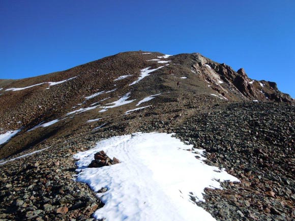 Piz Calderas - In prossimit della vetta della Tschima da Flix