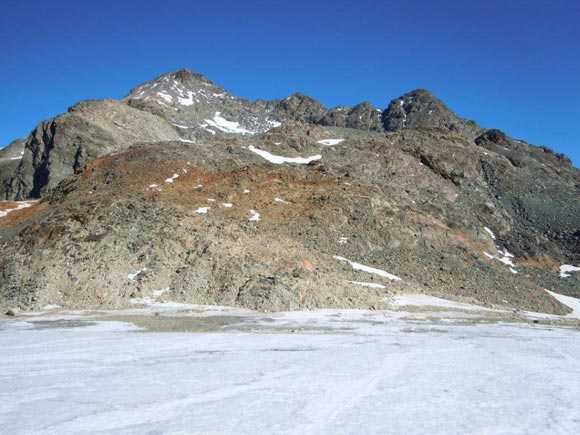 Piz Calderas - Al termine del ghiacciaio