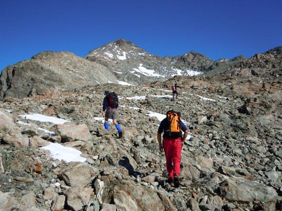 Piz Calderas - In salita verso il Piz Calderas