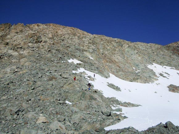 Piz Calderas - La paretina e la cresta S