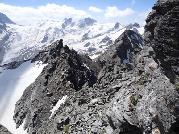 Piz Corvatsch Cresta Sud - Sulla cresta S