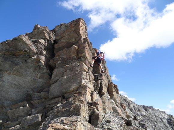 Piz Corvatsch Cresta Sud - Sulla cresta S