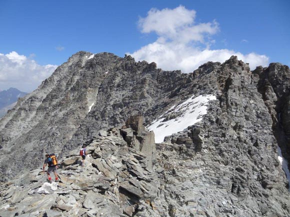 Piz Corvatsch Cresta Sud - Sulla cresta S