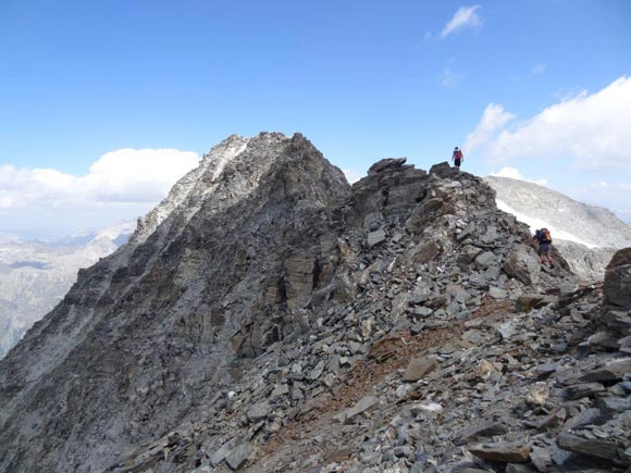 Piz Corvatsch Cresta Sud - Sulla cresta S