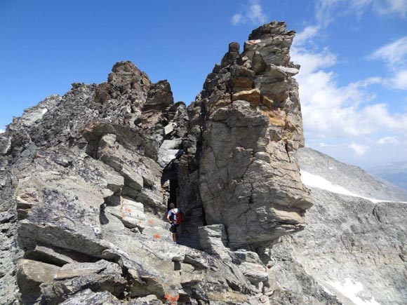 Piz Corvatsch Cresta Sud - Il passaggio di III