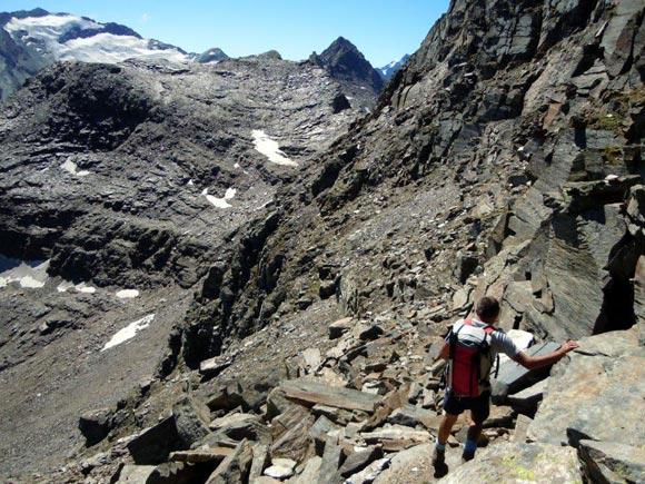 Piz da la Margna - In discesa