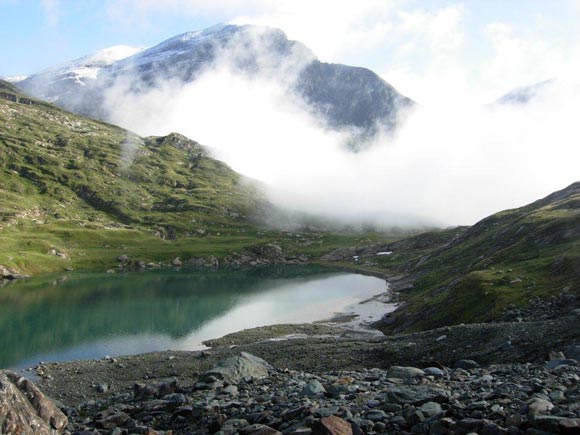 Piz Duan - Sulle morene sopra il Lgh da la Duana