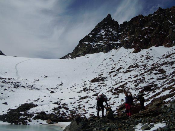 pizgrialetsch - Presso i laghetti, al termine del ghiacciaio