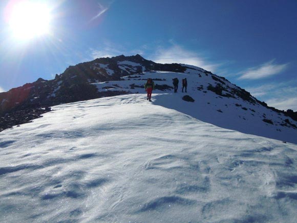 Piz Grialetsch - Sul largo dorso NW dello Scalettahorn